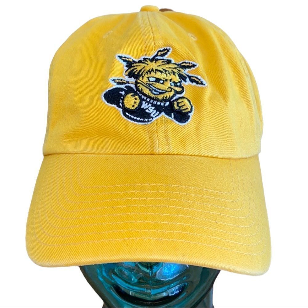 WSU Shockers Unisex Black and Yellow NWT Adjustable Baseball Cap